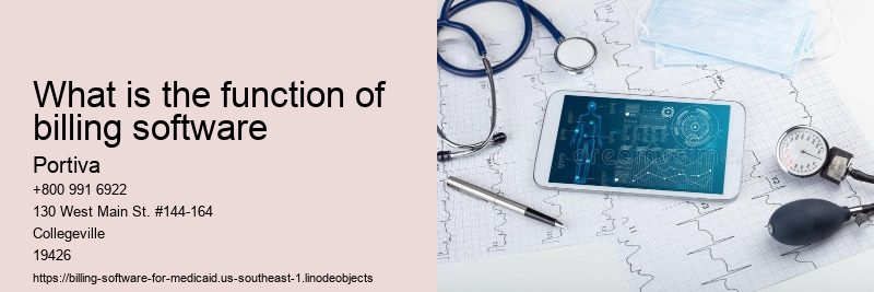 What is the function of billing software