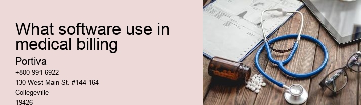 What software use in medical billing